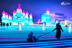 เทศกาลน้ำแข็งฮาร์บิน Harbin Ice Festival 