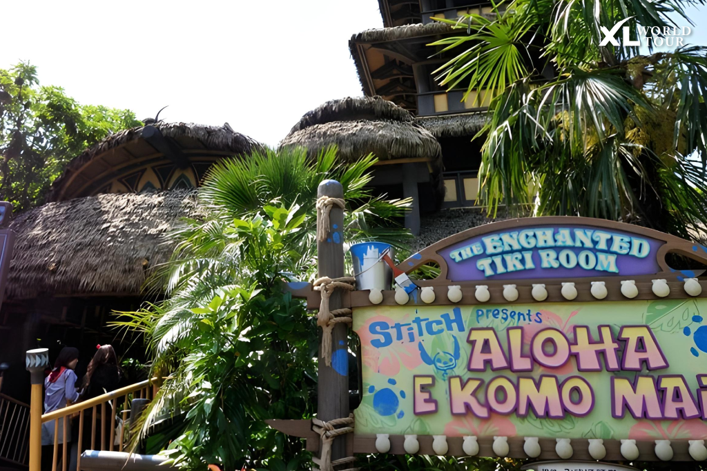 The Enchanted Tiki Room Stitch Presents Aloha E Komo Mai!