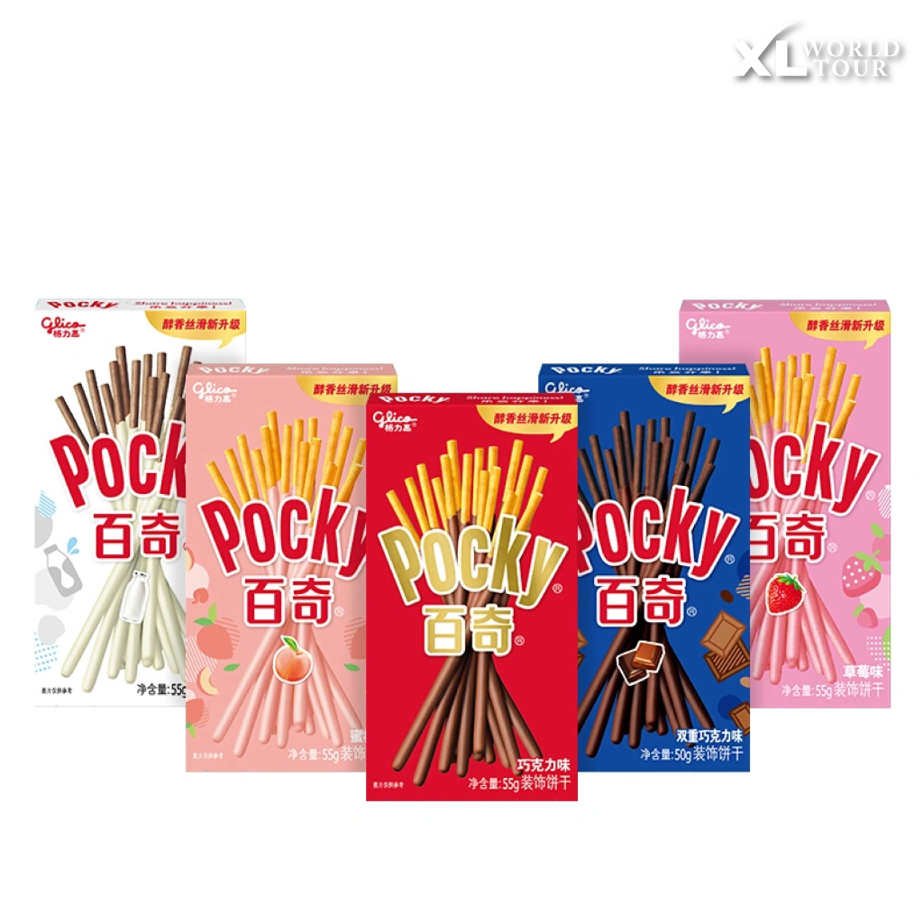 16 ของฝากจากจีน ยอดฮิต อัปเดตล่าสุด! ครบจบทั้งของกินและเครื่องรางสายมู : Pocky Double Chocolate (百奇 雙重巧克力)
